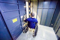 Swisher ESP Safety Shelter – Wheelchair Accessible, 20-Person Private / 12-Person Business