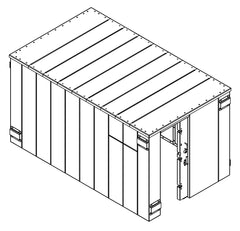Swisher ESP Safety Shelter – 25-Person Private / 15-Person Business Capacity