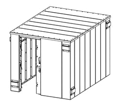 Swisher ESP Safety Shelter – 20-Person Private / 12-Person Business Capacity