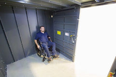 Swisher ESP Safety Shelter – Wheelchair Accessible, 20-Person Private / 12-Person Business