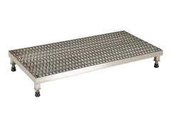 Vestil Low Profile Stainless Steel Adjustable Height Work-Mate Stands