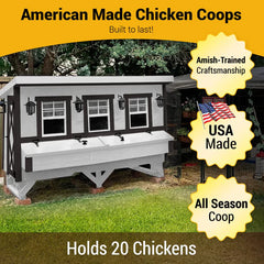 OverEZ Chicken Coop XL Chicken Coop - Up to 20 Chickens