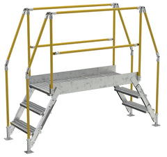 Vestil Galvanized Cross-Over Ladders
