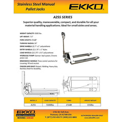 EKKO Pallet Jack A25S