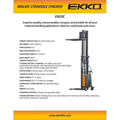EKKO Stacker EA15C