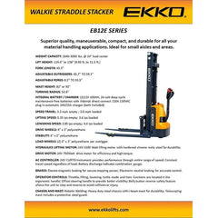 EKKO Stacker EB12E-138