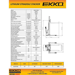 EKKO Stacker EB12E-98Li