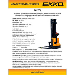 EKKO Stacker EB12EA