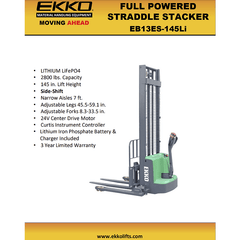 EKKO Stacker EB13ES-145Li