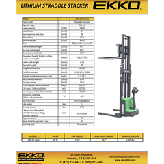 EKKO Stacker EB13ES-145Li