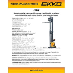 EKKO Stacker EB13E