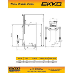 EKKO Stacker EB18E