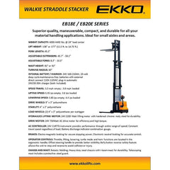 EKKO Stacker EB20E