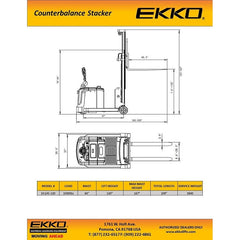 EKKO Stacker EK14S-130