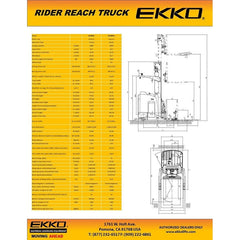 EKKO Reach Truck EK18RR