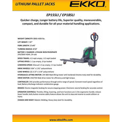 EKKO Pallet Jack EP18SLI