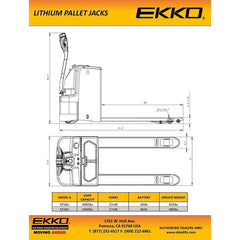 EKKO Pallet Jack EP20LI