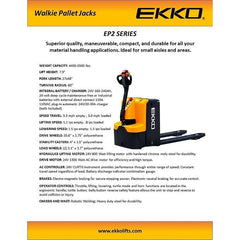 EKKO Pallet Jack EP25E