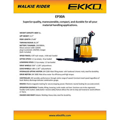 EKKO Pallet Jack EP30A