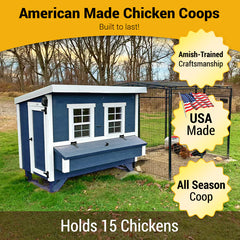 OverEZ Chicken Coop Large Chicken Coop - Up to 15 Chickens