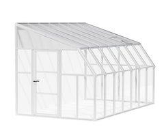 Palram - Canopia | Sun Room Eight Sunroom Enclosure, Lean To Greenhouse Kit