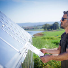 Palram - Canopia | Balance Greenhouse Kit With Clear 0.8mm Polycarbonate Glazing