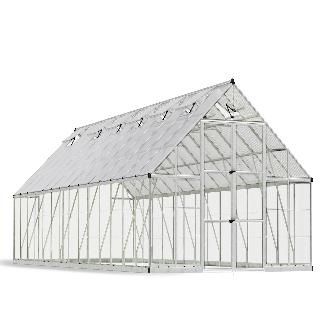 Palram - Canopia | Balance Greenhouse Kit With Clear 0.8mm Polycarbonate Glazing