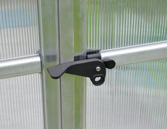 Palram - Canopia | Bella Greenhouse 8 Ft Wide - Silver With 6mm Twin-wall Polycarbonate Glazing