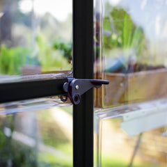 Palram - Canopia | Hybrid 6x8 ft - Black Frame With Polycarbonate Hybrid Panels