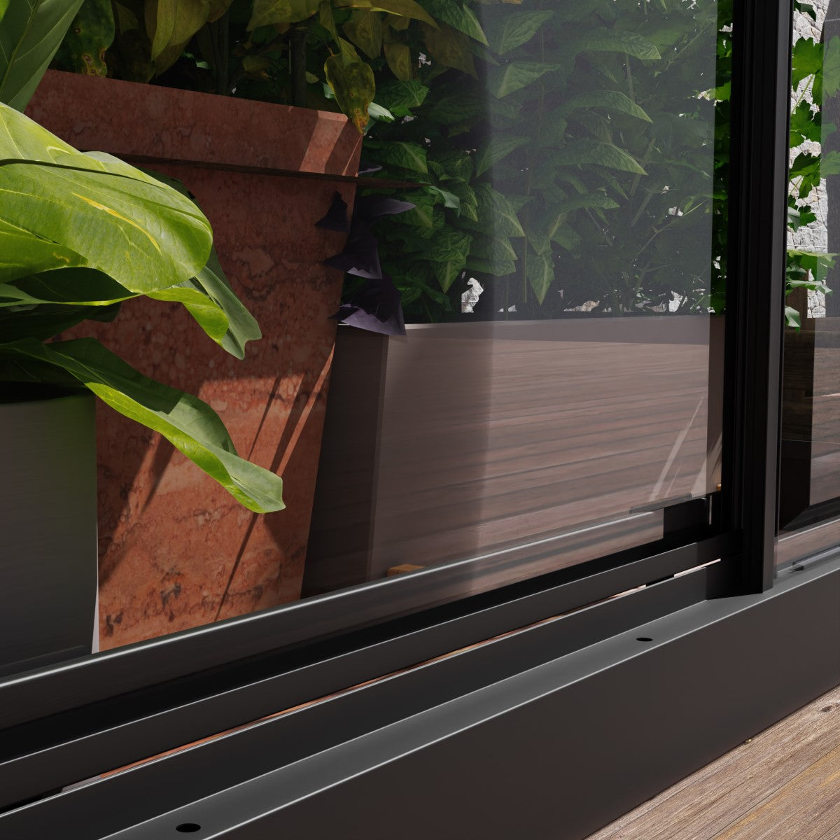 Palram - Canopia | Ivy 4x2 ft. Mini Greenhouse Kit - Black Frame with Clear Polycarbonate Glazing - JUNE PROMOTION