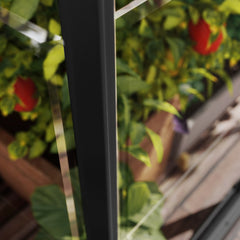 Palram - Canopia | Ivy 4x2 ft. Mini Greenhouse Kit - Black Frame with Clear Polycarbonate Glazing - JUNE PROMOTION