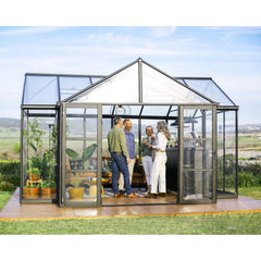Palram - Canopia | 12x15 Ft Triomphe Chalet Greenhouse