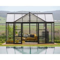 Palram - Canopia | 12x15 Ft Triomphe Chalet Greenhouse