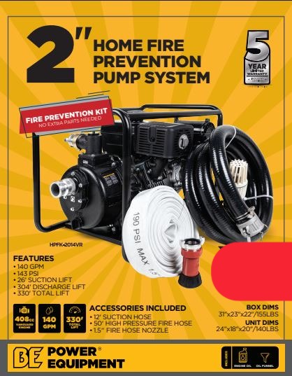BE Water Pump 225cc