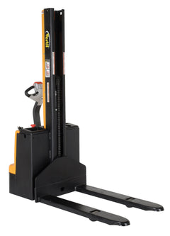 Vestil Narrow Mast Stackers with Powered Drive and Powered Lift