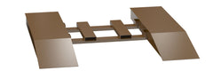 Vestil Steel Wheel Riser with Central Fork Pocket