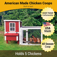 OverEZ Chicken Coop In A Box - Up to 5 Chickens