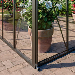 Bloom Cabin Aluminum - Greenhouse with Built-In Storage