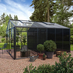 Bloom Cabin Aluminum - Greenhouse with Built-In Storage
