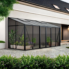 Bloom Cabin Aluminum - Lean-To Greenhouse