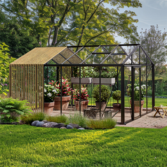 Bloom Cabin Aluminum - Limited Edition Greenhouse  7'9" x 5'3" (41 sq ft)