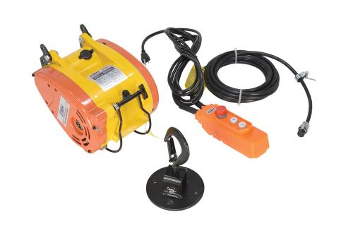Vestil Electric Rope Hoist- 500Lb, 115v, 90ft lift
