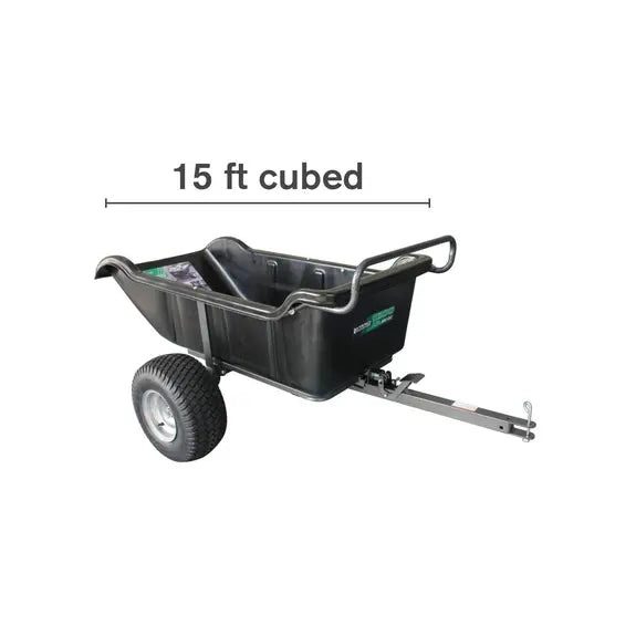 Braber Equipment Dump Tow Cart, Poly 1200 Lbs TCP1200