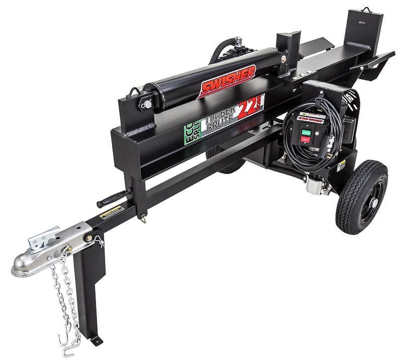 Swisher Timber Brute Eco Split Log Splitter – 22 Ton, 120V Electric, Full Frame 