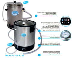 Milky Small Milk Pasteurizer Machine FJ 30 9.2 Gallon