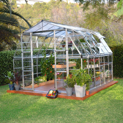 Palram - Canopia | 12x12 Ft Americana Greenhouse Kit With 0.8mm Polycarbonate Glazing