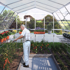 Palram - Canopia | 12x12 Ft Americana Greenhouse Kit With 0.8mm Polycarbonate Glazing