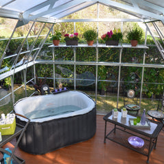 Palram - Canopia | 12x12 Ft Americana Greenhouse Kit With 0.8mm Polycarbonate Glazing