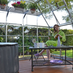 Palram - Canopia | 12x12 Ft Americana Greenhouse Kit With 0.8mm Polycarbonate Glazing