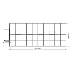 Palram - Canopia | Bella Greenhouse 8 Ft Wide - Silver With 6mm Twin-wall Polycarbonate Glazing